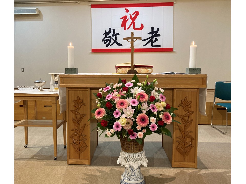 9月1日、高山貞美神父による開設26年目の感謝のミサが
行われました。